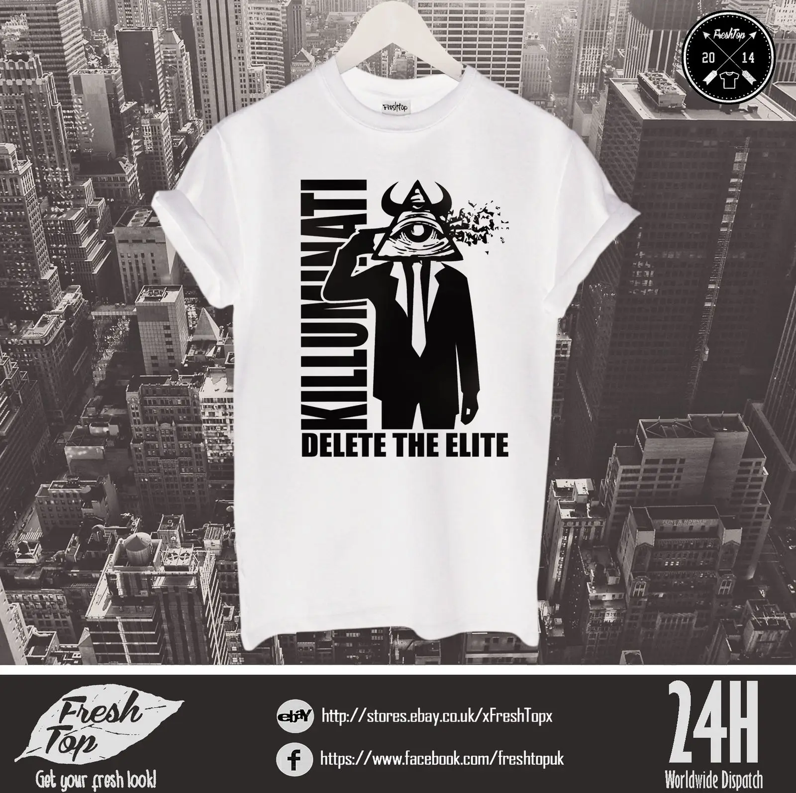 Killuminati Illuminati T Shirt New World Order Eye Traingle Symbol Mason Top Tee Cool Casual pride t shirt men Unisex Fashion
Killuminati Illuminati T Shirt New World Order Eye Traingle Symbol Mason Top Tee Cool Casual pride t shirt men Unisex Fashion