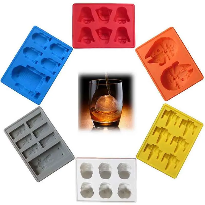 Star Wars Ice Tray Silicone Mold Ice Cube Tray Chocolate Ice Cube Tray Fondant Mould DIY Bar Party Drink
Star Wars Ice Tray Silicone Mold Ice Cube Tray Chocolate Ice Cube Tray Fondant Mould DIY Bar Party Drink