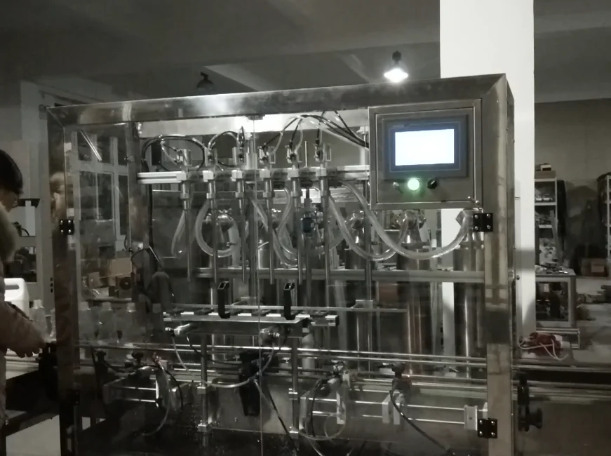 automatic juice piston filling machine,6 nozzle 1-5L 316L shampoo/wine filling machinery CE
automatic juice piston filling machine,6 nozzle 1-5L 316L shampoo/wine filling machinery CE