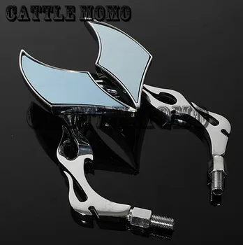 Flame Motorcycle Side Mirrors Aluminum Motorcycle Diamond Style Chopper Rearview Side Mirrors 8MM 10MM For Universal Motorbike
Flame Motorcycle Side Mirrors Aluminum Motorcycle Diamond Style Chopper Rearview Side Mirrors 8MM 10MM For Universal Motorbike