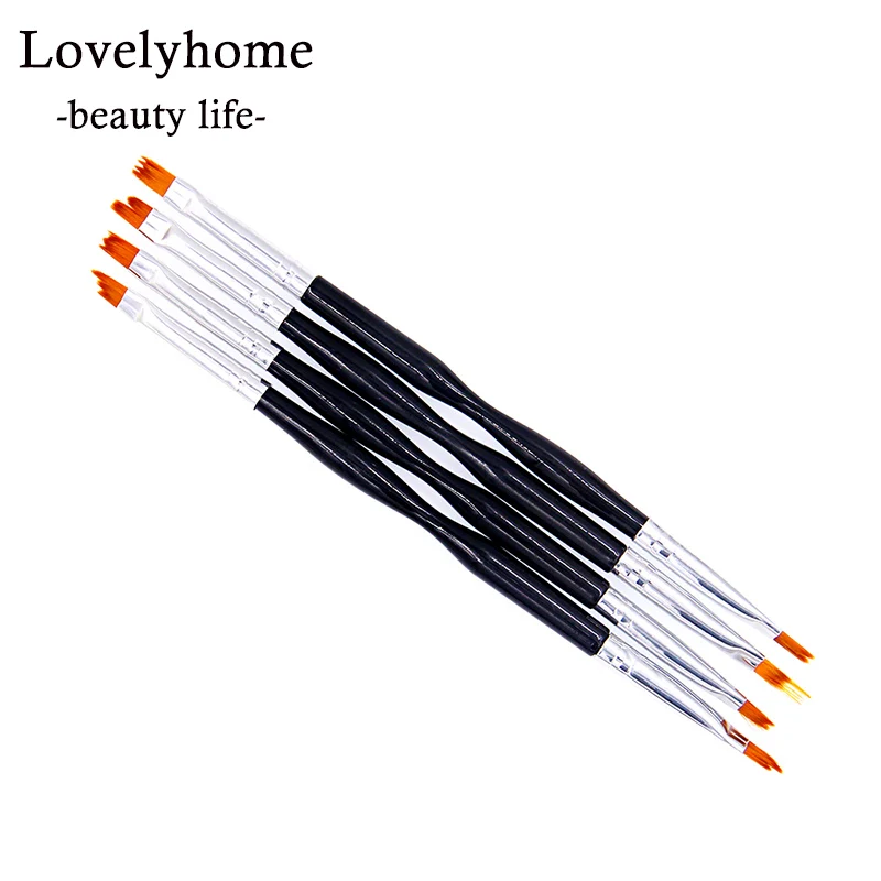 4Pcs/Lot Petal Moon Fishtail Shaped Black Handle French Nail Art Brush Set UV Gel Polish Gradient Color 3D DIY Drawing Pen
4Pcs/Lot Petal Moon Fishtail Shaped Black Handle French Nail Art Brush Set UV Gel Polish Gradient Color 3D DIY Drawing Pen