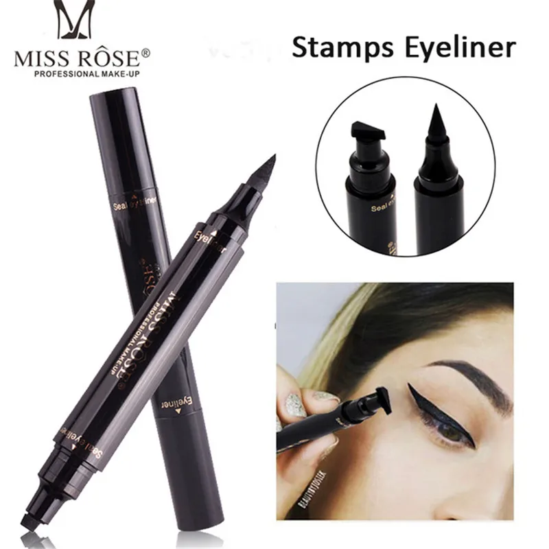 Miss Rose Liquid Eyeliner Pen Makeup Waterproof Long Lasting Fast Dry Black Eye Liner Pencil With Eyeliner Stamps Cosmetic Tool
Miss Rose Liquid Eyeliner Pen Makeup Waterproof Long Lasting Fast Dry Black Eye Liner Pencil With Eyeliner Stamps Cosmetic Tool