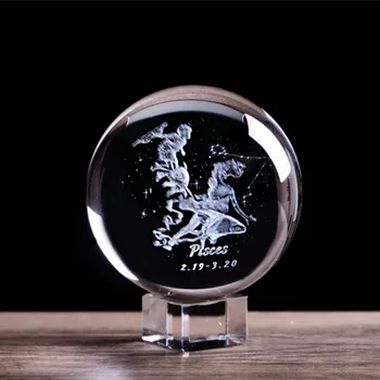 Pisces Figurines Crystal Ball Home Art Decor Angel Constellation Statuette Glass Marbles Sphere Globe for Wedding Birthday Gifts
Pisces Figurines Crystal Ball Home Art Decor Angel Constellation Statuette Glass Marbles Sphere Globe for Wedding Birthday Gifts