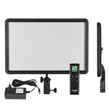 Godox Ultra Slim LEDP260C LED Video Light Panel + Remote Controller 30W Bi-color 3300-5600K Dimmable Brightness for Camera DV
Godox Ultra Slim LEDP260C LED Video Light Panel + Remote Controller 30W Bi-color 3300-5600K Dimmable Brightness for Camera DV