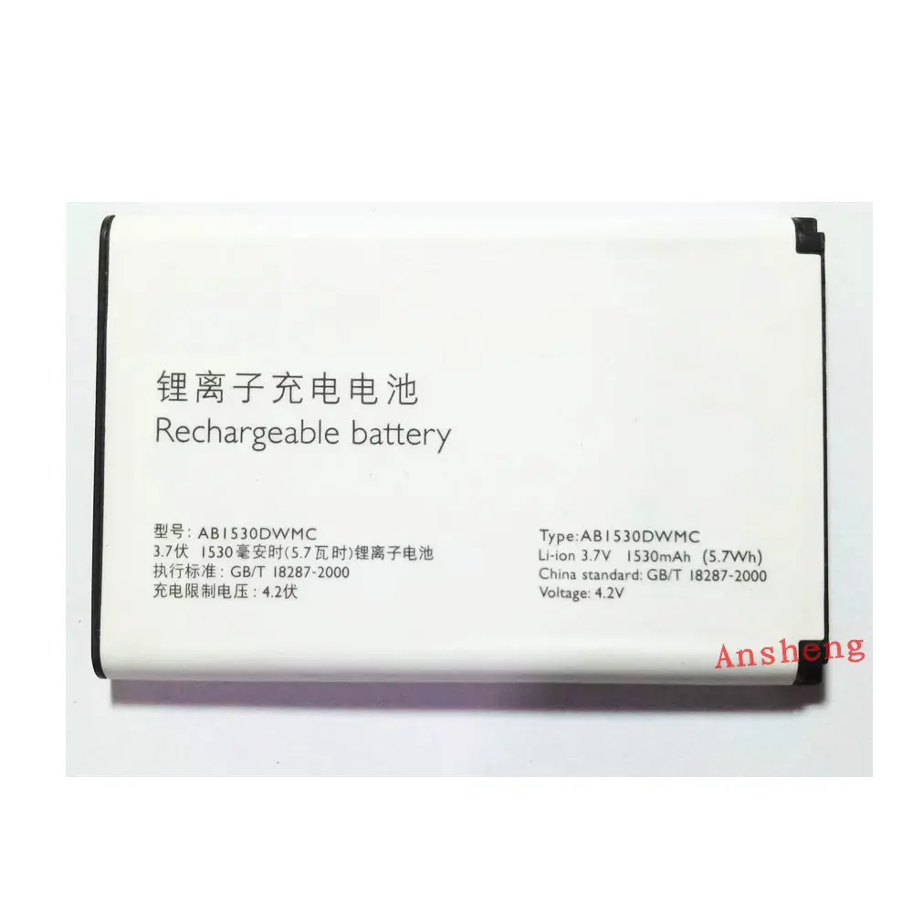 High Quality 1530mAh AB1530DWMC Battery For PHILIPS CTV816 CT2301 Xenium V816 X2301 martphone
High Quality 1530mAh AB1530DWMC Battery For PHILIPS CTV816 CT2301 Xenium V816 X2301 martphone