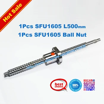 Dia.16mm ballscrew SFU1605 RM1605 500mm Rolled Ball screw 1pcs+1pcs ballnut + end machining
Dia.16mm ballscrew SFU1605 RM1605 500mm Rolled Ball screw 1pcs+1pcs ballnut + end machining