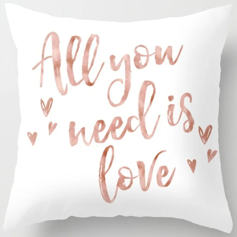 Home Decoration Cushion Cover Rose Gold Cushion Cover Square 45x45cm Pillowcase Living Room Cushion Sofa Car Pillow Case
Home Decoration Cushion Cover Rose Gold Cushion Cover Square 45x45cm Pillowcase Living Room Cushion Sofa Car Pillow Case