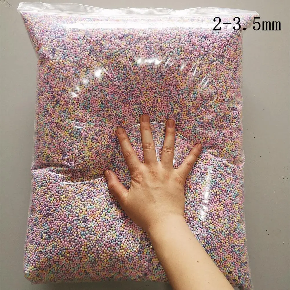 250g 2-3.5mm No Bleeding Snow Pellet Ball Accessories Small Foams Beads Used For Foam Fillers
250g 2-3.5mm No Bleeding Snow Pellet Ball Accessories Small Foams Beads Used For Foam Fillers