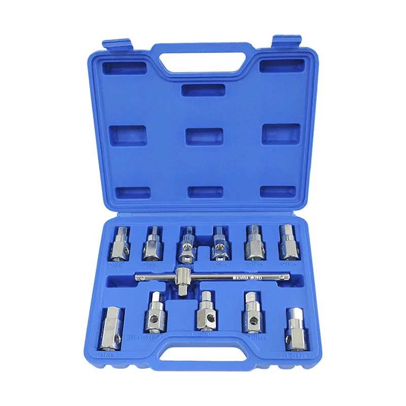 12pcs Quadrilateral And Hex Oil Drainer Set For Removal Replacement Oil Drain Plug Car Repair Tool Kit Automotive Tools
12pcs Quadrilateral And Hex Oil Drainer Set For Removal Replacement Oil Drain Plug Car Repair Tool Kit Automotive Tools