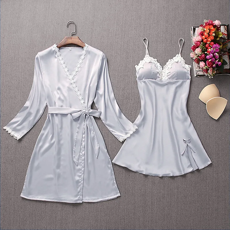 Fashion Womens 2PC Strap Top Pajamas Sleepwear Sets Lady Home Wear Nightgown Suit Sexy Kimono Robe Bath Gown Sleepshirts M-XL
Fashion Womens 2PC Strap Top Pajamas Sleepwear Sets Lady Home Wear Nightgown Suit Sexy Kimono Robe Bath Gown Sleepshirts M-XL