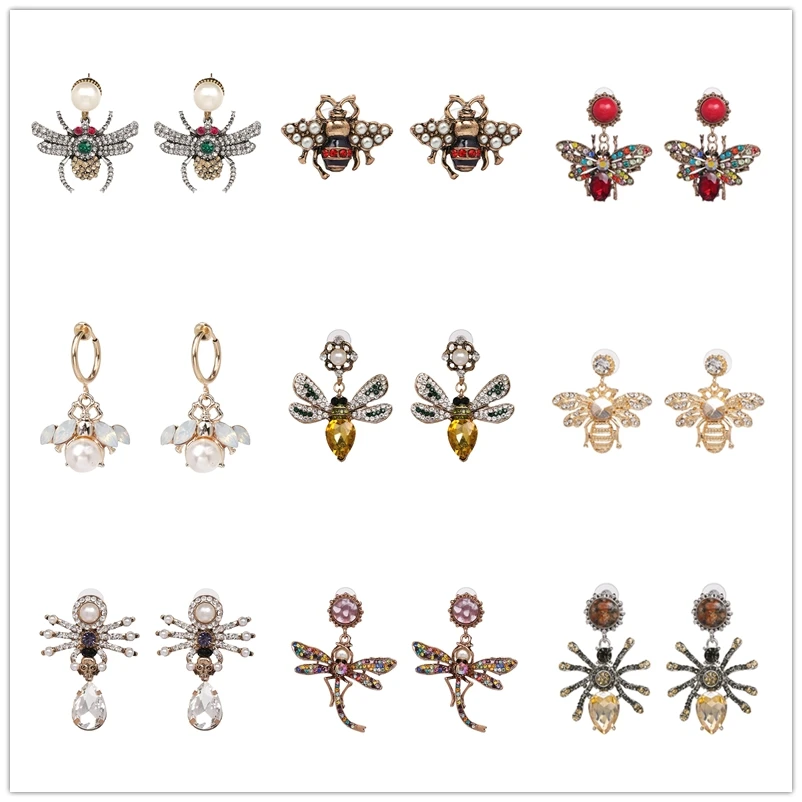 small cute Earrings 32 Colors Trendy statement aminal Earrings For Girls Charm crystal Earrings for Women wedding party Jewelry
small cute Earrings 32 Colors Trendy statement aminal Earrings For Girls Charm crystal Earrings for Women wedding party Jewelry