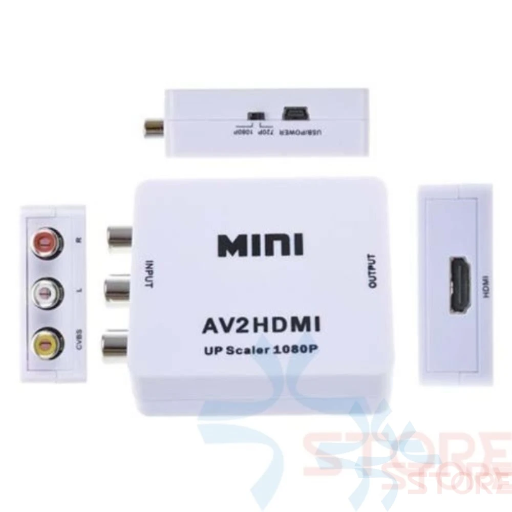 Mini HDMI to 3RCA Composite AV Converter Fr TV/PC/PS3/Blue-ray DVD 1080P For FPV Airplane
Mini HDMI to 3RCA Composite AV Converter Fr TV/PC/PS3/Blue-ray DVD 1080P For FPV Airplane