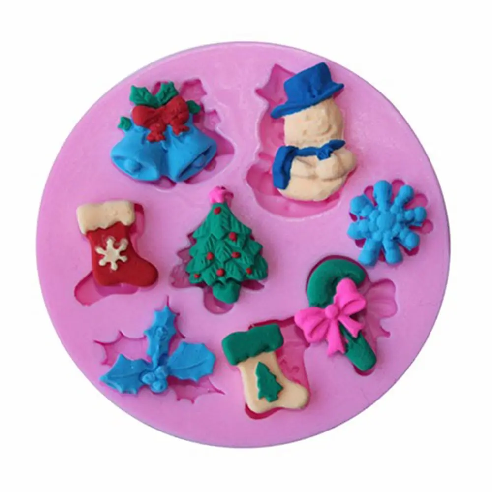 Food Grade 3D Christmas Tree/Bell/Snowman/Snowflake/sock Shape Silicone Mold Cake Decorating Tools kitchen Pastry Tool
Food Grade 3D Christmas Tree/Bell/Snowman/Snowflake/sock Shape Silicone Mold Cake Decorating Tools kitchen Pastry Tool