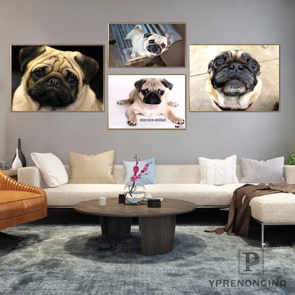 Custom Cute Pug Poster Art Home Decor Canvas Printing Silk Fabric Print Wall Poster No Frame 180314@09
Custom Cute Pug Poster Art Home Decor Canvas Printing Silk Fabric Print Wall Poster No Frame 180314@09