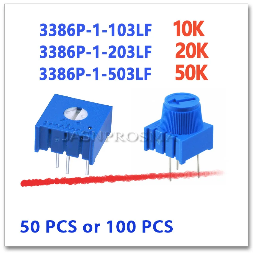 JASNPROSMA 3386P 50 шт. 100 шт. 10K 20K 50K 103 203 503 с регулируемой точностью ручки
JASNPROSMA 3386P 50 шт. 100 шт. 10K 20K 50K 103 203 503 с регулируемой точностью ручки