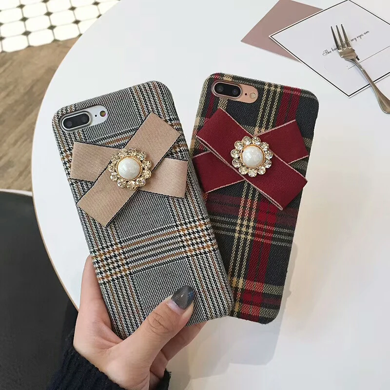 SeraCase British Style Lattice Cloth Case For iPhone X 7 8 6 6S Plus Grid Pattern Bling Diamond Phone Cases For iPhone XS Max XR
SeraCase British Style Lattice Cloth Case For iPhone X 7 8 6 6S Plus Grid Pattern Bling Diamond Phone Cases For iPhone XS Max XR