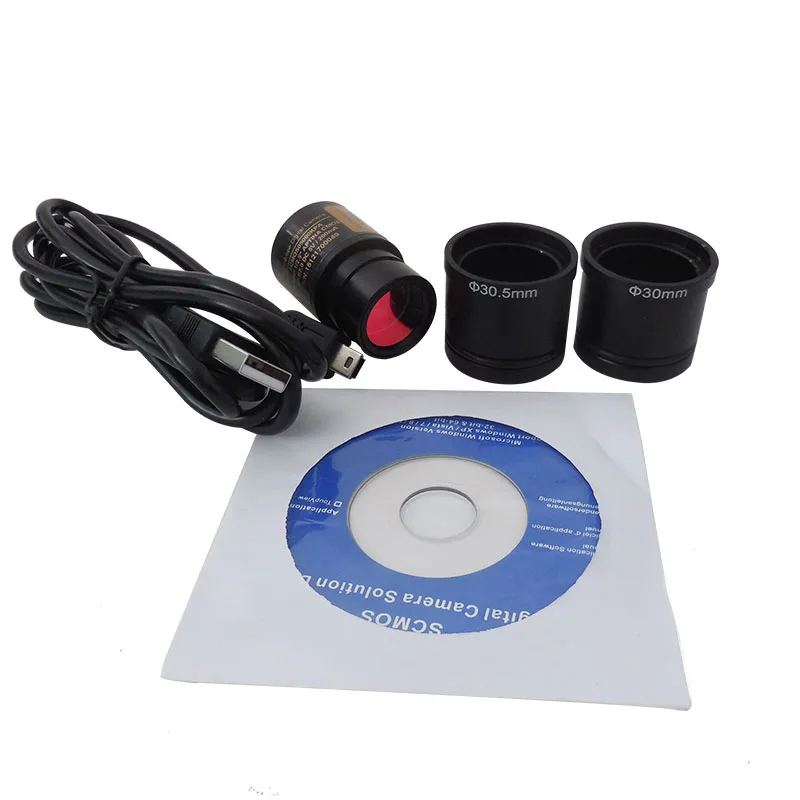 USB2.0 CMOS 5MP HD Industrial Video Camera Digital Electronic Biological Eyepiece with Ring Adapters for Stereo Microscope
USB2.0 CMOS 5MP HD Industrial Video Camera Digital Electronic Biological Eyepiece with Ring Adapters for Stereo Microscope