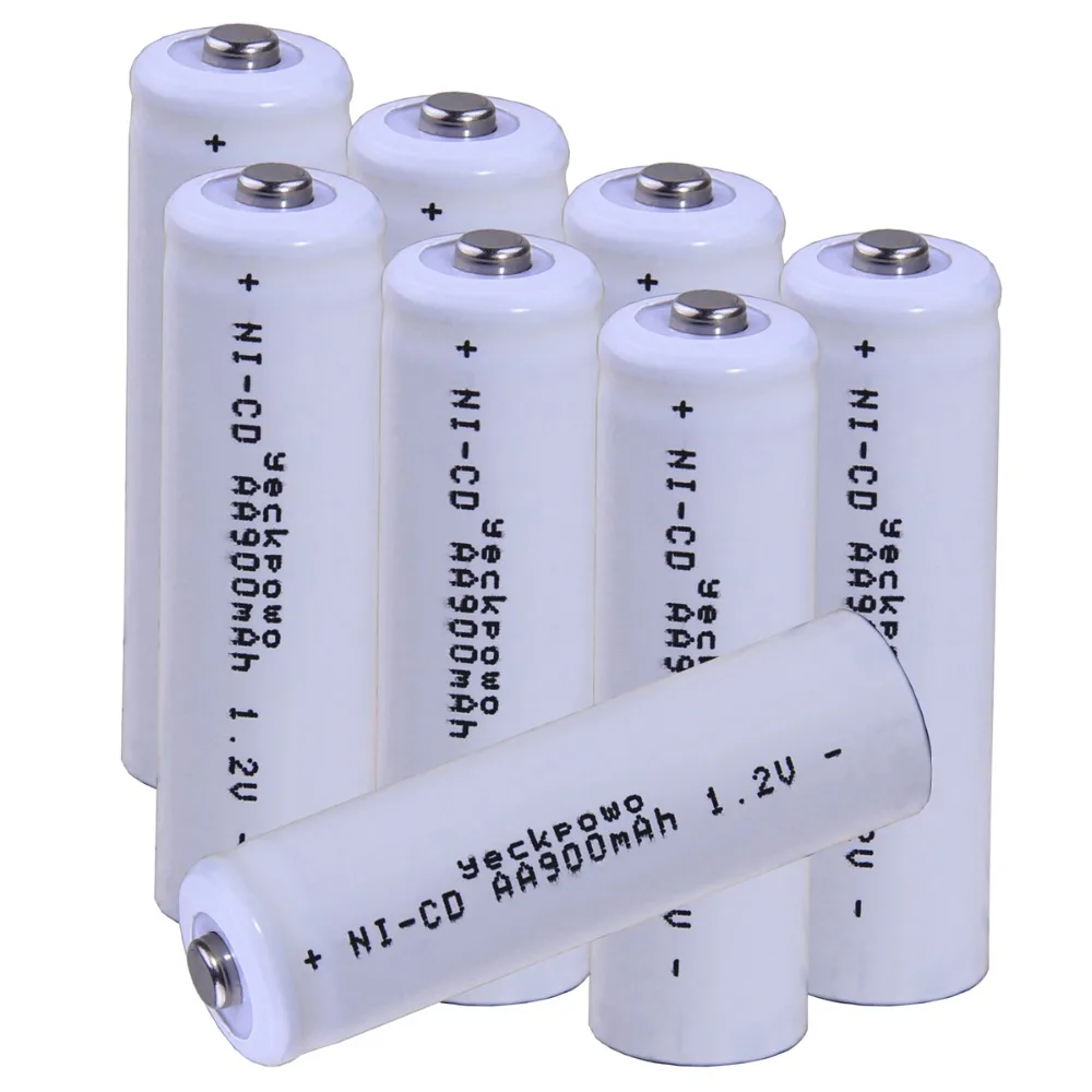 Real capacity! 8 pcs AA 1.2V NICD AA rechargeable battery 900mah for camera razor toy remote control flashlight yeckpowo
Real capacity! 8 pcs AA 1.2V NICD AA rechargeable battery 900mah for camera razor toy remote control flashlight yeckpowo