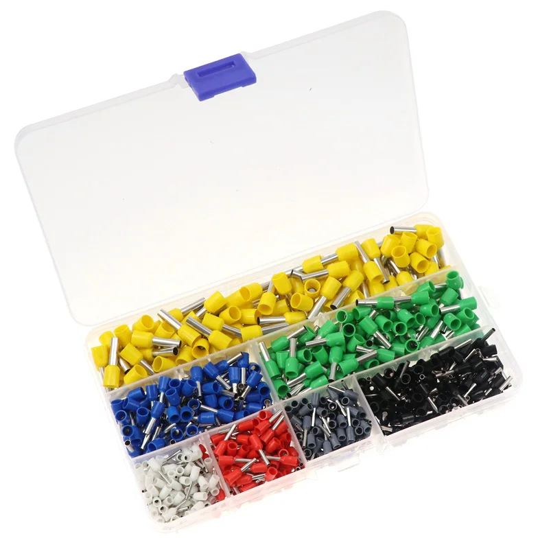 700PCS Insulated Terminal Block Cord End Wire Connector Electrical Crimp Terminato E6012 E2508 E4009 E0508 E1008 E1508 E7508
700PCS Insulated Terminal Block Cord End Wire Connector Electrical Crimp Terminato E6012 E2508 E4009 E0508 E1008 E1508 E7508