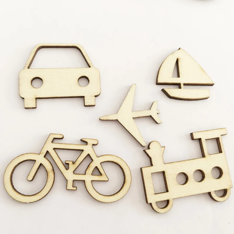 DIY wooden crafts wood chips vehicles mixed styles bicycles and car airplanes wooden decor children's creative material
DIY wooden crafts wood chips vehicles mixed styles bicycles and car airplanes wooden decor children's creative material