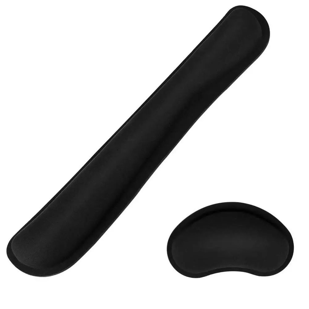 Ergonomic Lightweight Wrist Rest for Computer Keyboard and Mouse Pad Support Memory Foam Set Easy Typing and Wrist Pain Relief
Ergonomic Lightweight Wrist Rest for Computer Keyboard and Mouse Pad Support Memory Foam Set Easy Typing and Wrist Pain Relief