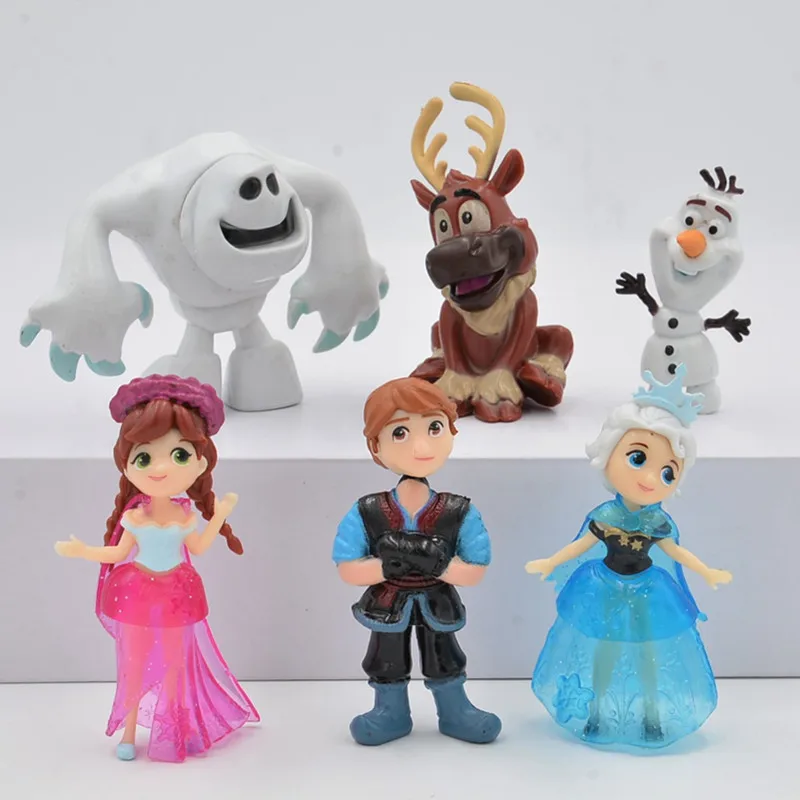 Disney Hot Movie Frozen New 6pcs/Lot 5-8cm Princess Elsa Anne Olaf Christopher PVC Action Figures Dolls Toys Children Best Gifts
Disney Hot Movie Frozen New 6pcs/Lot 5-8cm Princess Elsa Anne Olaf Christopher PVC Action Figures Dolls Toys Children Best Gifts