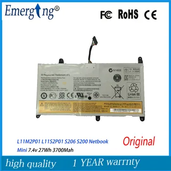 7.4V 27Wh New Original Tablet PC Battery for Lenovo L11M2P01 L11S2P01 S206 S200 Netbook Mini
7.4V 27Wh New Original Tablet PC Battery for Lenovo L11M2P01 L11S2P01 S206 S200 Netbook Mini