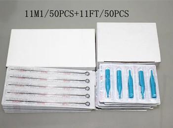 YILONG (11M1+11FT) 50 PCS Disposable Sterile Tattoo Needle+50PCS Blue Disposable Tattoo tips Free shipping tattoo needle product
YILONG (11M1+11FT) 50 PCS Disposable Sterile Tattoo Needle+50PCS Blue Disposable Tattoo tips Free shipping tattoo needle product