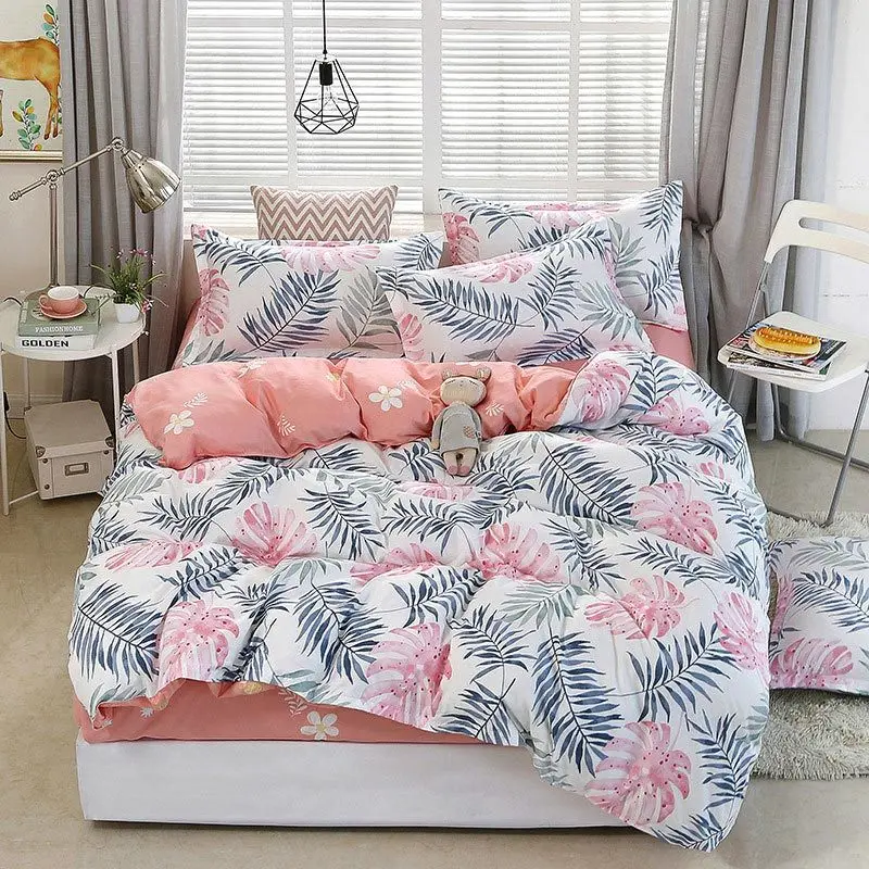 Tropical Plant 4pcs Kid Bed Cover Set Duvet Cover Adult Child Bed Sheets And Pillowcases Comforter Bedding Set40
Tropical Plant 4pcs Kid Bed Cover Set Duvet Cover Adult Child Bed Sheets And Pillowcases Comforter Bedding Set40