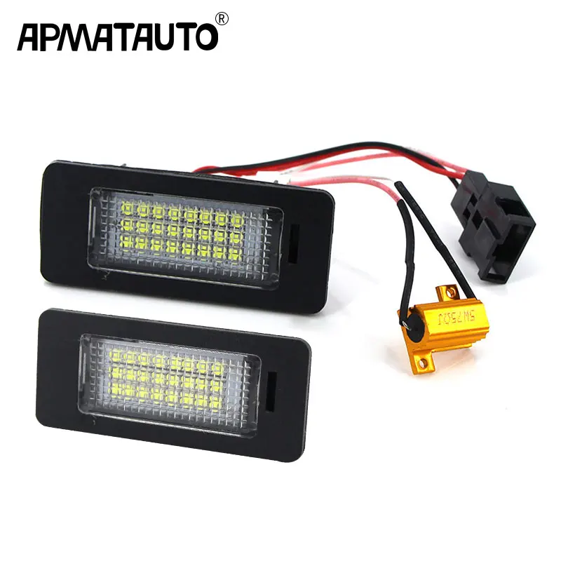 2pcs For AUDI Q5 LED License lamp White 12V 24SMD CANbus Car LED Number License Plate Lights lamp for Audi A4 B8 A5 S5 TT S4
2pcs For AUDI Q5 LED License lamp White 12V 24SMD CANbus Car LED Number License Plate Lights lamp for Audi A4 B8 A5 S5 TT S4