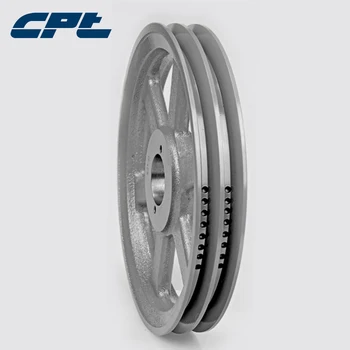 CPT 2AK74H V Belt pulley for A belt, 2 Grooves, H bush required, Cast Iron, 7.25" OD for A belts, ISO9001 certified 2AKH pulley
CPT 2AK74H V Belt pulley for A belt, 2 Grooves, H bush required, Cast Iron, 7.25" OD for A belts, ISO9001 certified 2AKH pulley
