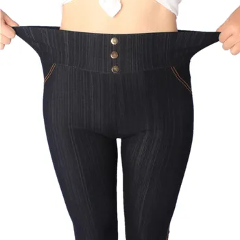 2018 New Arrival Spring And Autumn Style High Quality Super Elastic Denim Soft Cotton 5XL Plus Size 100kg Leggings Women pants
2018 New Arrival Spring And Autumn Style High Quality Super Elastic Denim Soft Cotton 5XL Plus Size 100kg Leggings Women pants