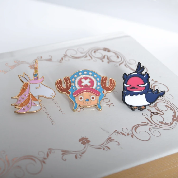 Free Shipping Cartoon Cute Metal Anime surrounding badges One Piece Choba brooch metal cute Joe Bar Brooch
Free Shipping Cartoon Cute Metal Anime surrounding badges One Piece Choba brooch metal cute Joe Bar Brooch