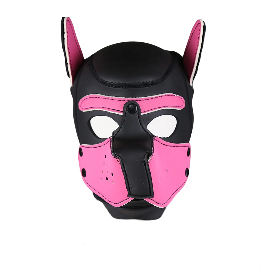 Cosplay Full Head Bondge 5 Colors Padded Rubber Role Play Dog Mask, Pup Puppy Play Hood Costume
Cosplay Full Head Bondge 5 Colors Padded Rubber Role Play Dog Mask, Pup Puppy Play Hood Costume
