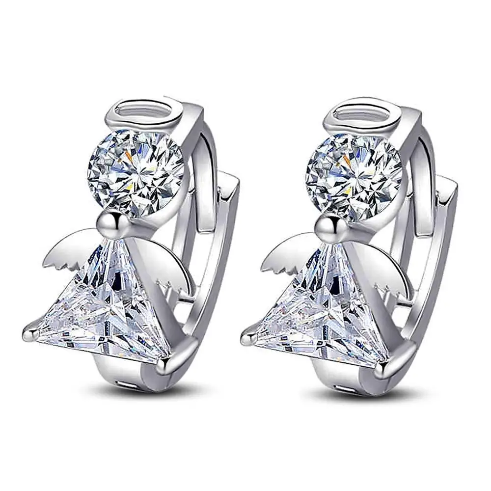 Crystal Angel hoop Earrings For Women Earring Earings 925 Sterling Silver Jewelry Earing Brincos Brinco Oorbellen Pendientes Gif
Crystal Angel hoop Earrings For Women Earring Earings 925 Sterling Silver Jewelry Earing Brincos Brinco Oorbellen Pendientes Gif
