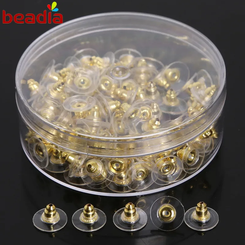 Earring Size 7*11mm Rhodium & Gold 100pcs/bag Dia 6.5cm*Height 2.3cm Box Packaging Plastic Earring For DIY Jewelry Findings
Earring Size 7*11mm Rhodium & Gold 100pcs/bag Dia 6.5cm*Height 2.3cm Box Packaging Plastic Earring For DIY Jewelry Findings