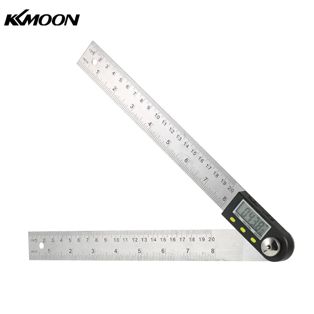 200mm 8inch Digital Protractor Inclinometer Level Measuring Tool Electronic Angle Gauge Stainless Steel Angle Ruler
200mm 8inch Digital Protractor Inclinometer Level Measuring Tool Electronic Angle Gauge Stainless Steel Angle Ruler