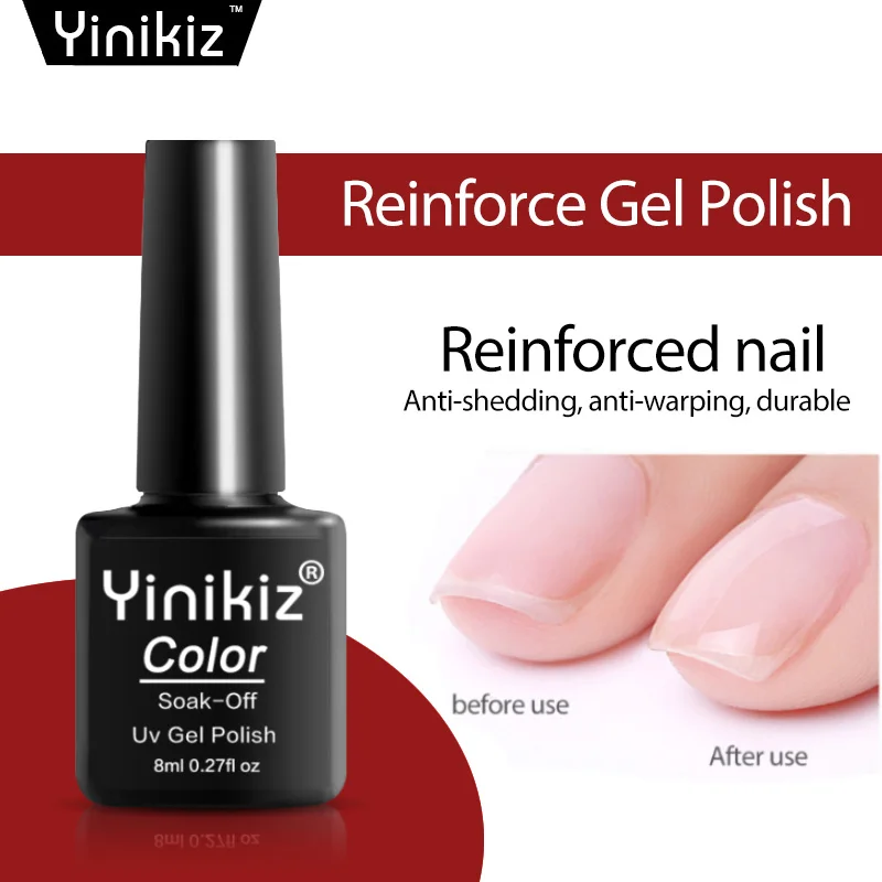 Yinikiz Clear Transparent Reinforce Gel Nail UV Gel Strengthen Soak Off UV LED Protect Nail Long Lasting Natural Resins Gel
Yinikiz Clear Transparent Reinforce Gel Nail UV Gel Strengthen Soak Off UV LED Protect Nail Long Lasting Natural Resins Gel
