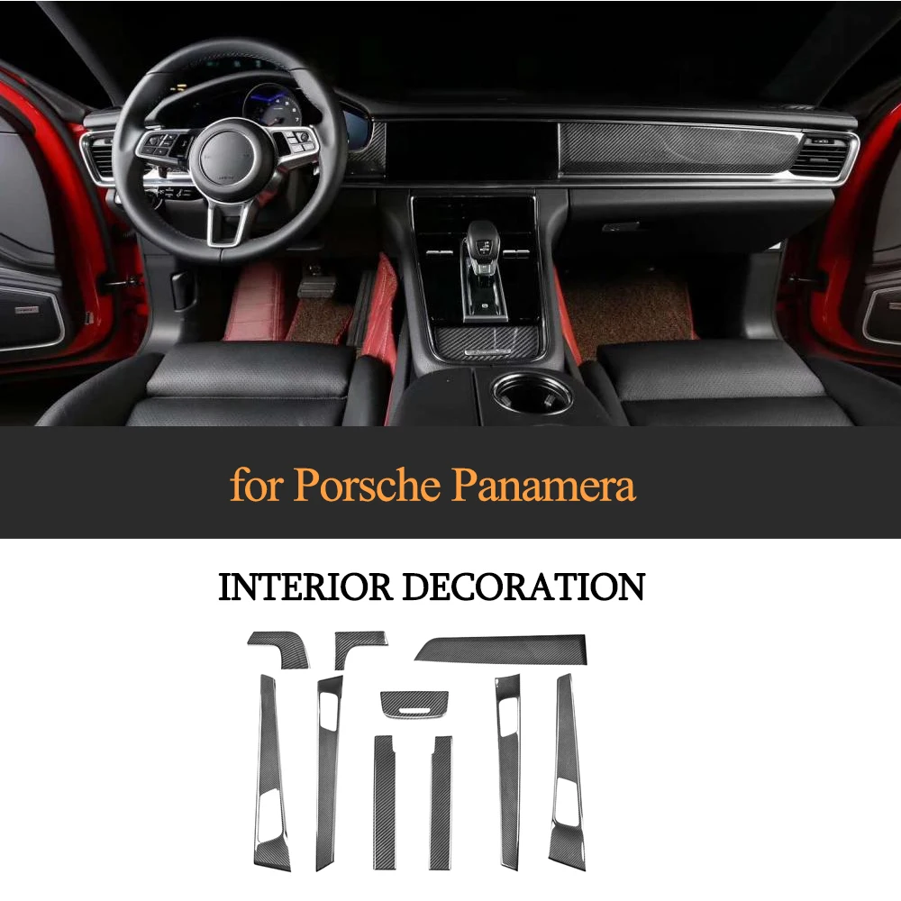 For Porsche Panamera 971 2017-19 100% Real Carbon Fiber Interior Dashboard Trim Door Handle Armrest Cover Car Styling LHD
For Porsche Panamera 971 2017-19 100% Real Carbon Fiber Interior Dashboard Trim Door Handle Armrest Cover Car Styling LHD