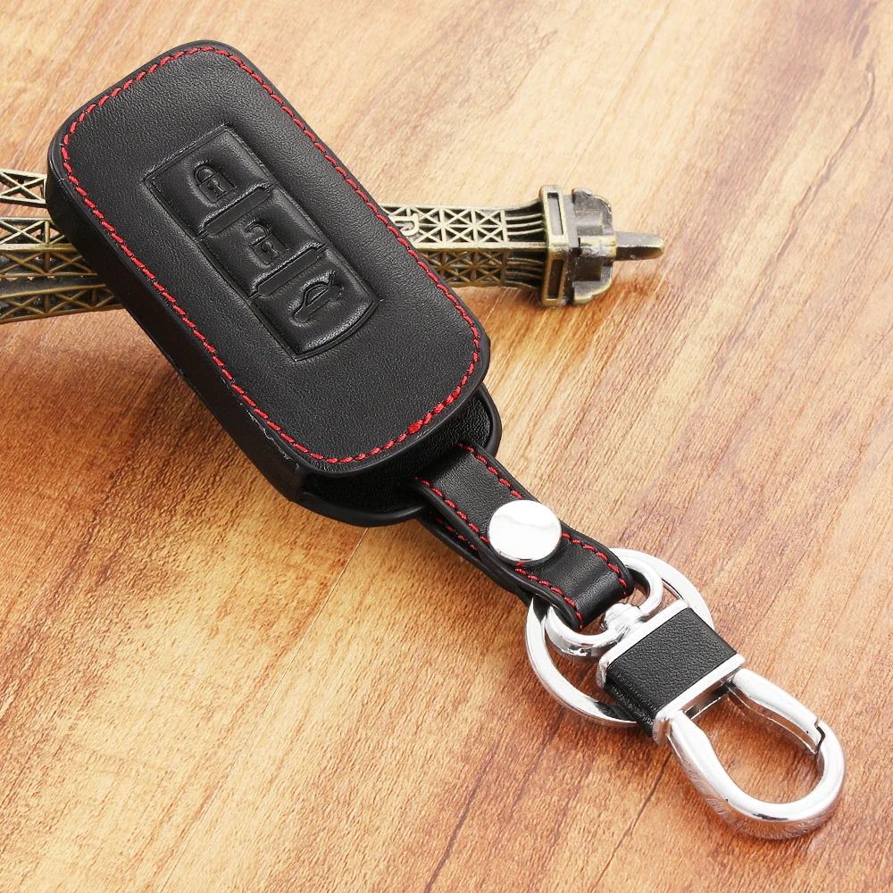 Genuine leather Car Key cover case For MITSUBISHI OUTLANDER Lancer EX for Mitsubishi ASX Pajero ,3 Buttons smart key
Genuine leather Car Key cover case For MITSUBISHI OUTLANDER Lancer EX for Mitsubishi ASX Pajero ,3 Buttons smart key