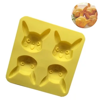 4 Hole Pikachu Rabbit Cookie Mold Cartoon Silicone DIY Molds Fondant Cake Candy Creative DIY Chocolate Kitchen Pasty Mould
4 Hole Pikachu Rabbit Cookie Mold Cartoon Silicone DIY Molds Fondant Cake Candy Creative DIY Chocolate Kitchen Pasty Mould