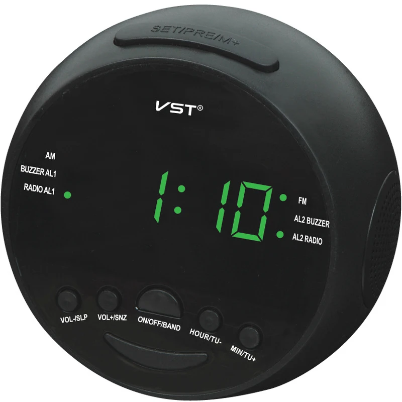 Sunlynn Digital Smart Alarm Clock With Fm Am Radio Electric Large Face Table Clock Green Number Display LED Snooze Desk Clock
Sunlynn Digital Smart Alarm Clock With Fm Am Radio Electric Large Face Table Clock Green Number Display LED Snooze Desk Clock