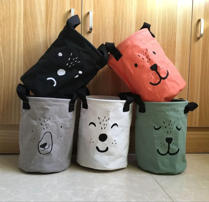 Cartoon dog/bear storage baskets Makeup Cosmetic storage box Organiser Foldable sundries basket Home decor Inside PE coating
Cartoon dog/bear storage baskets Makeup Cosmetic storage box Organiser Foldable sundries basket Home decor Inside PE coating