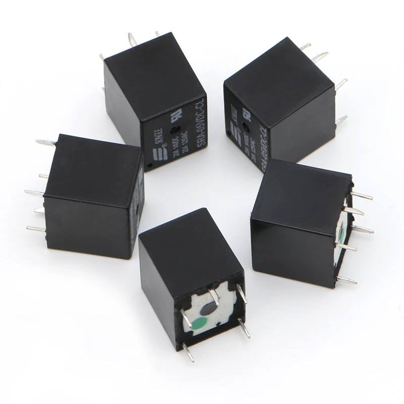Durable 5x SONGLE SRA-5VDC-CL DC5V 20A PCB Purpose Relay 5 Pins SRA-05VDC-CL General
Durable 5x SONGLE SRA-5VDC-CL DC5V 20A PCB Purpose Relay 5 Pins SRA-05VDC-CL General