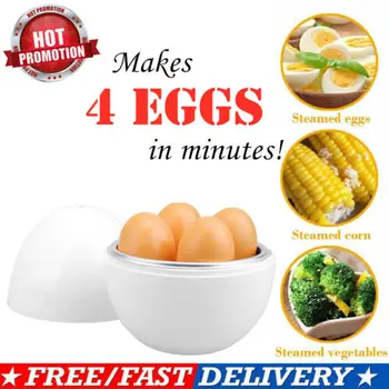 2019 Faroot Electric Egg Cooker Automatic Poacher 4 Eggs Boiler Steamer Rapid Egg Maker
2019 Faroot Electric Egg Cooker Automatic Poacher 4 Eggs Boiler Steamer Rapid Egg Maker