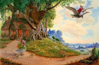 73-4-Needlework Craft Home decor French DMC Quality Counted Cross Stitch Kit Set DIY Oil painting 14 ct Old Mother Goose
73-4-Needlework Craft Home decor French DMC Quality Counted Cross Stitch Kit Set DIY Oil painting 14 ct Old Mother Goose