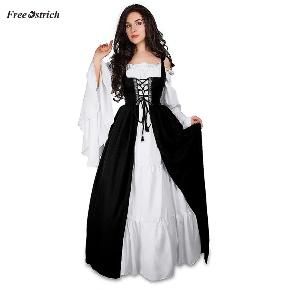 Free Ostrich Clothes Dress Women Bandage Corset Middeleeuwse Renaissance Vintage Party Club Elegante off-Shoulder summer Dresses
Free Ostrich Clothes Dress Women Bandage Corset Middeleeuwse Renaissance Vintage Party Club Elegante off-Shoulder summer Dresses