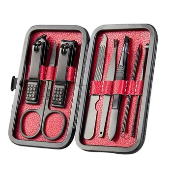 8pcs/set New Manicure Nail Clippers Pedicure Set Portable Travel Hygiene Kit Stainless Steel Nail Cutter Tool Set
8pcs/set New Manicure Nail Clippers Pedicure Set Portable Travel Hygiene Kit Stainless Steel Nail Cutter Tool Set