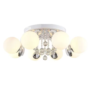 Luxury Crystal Bedroom Ceiling Lamp Round Glass Round Bedroom Ceiling Lights Study Room LED Beads Ceiling Lighting Fixtures
Luxury Crystal Bedroom Ceiling Lamp Round Glass Round Bedroom Ceiling Lights Study Room LED Beads Ceiling Lighting Fixtures