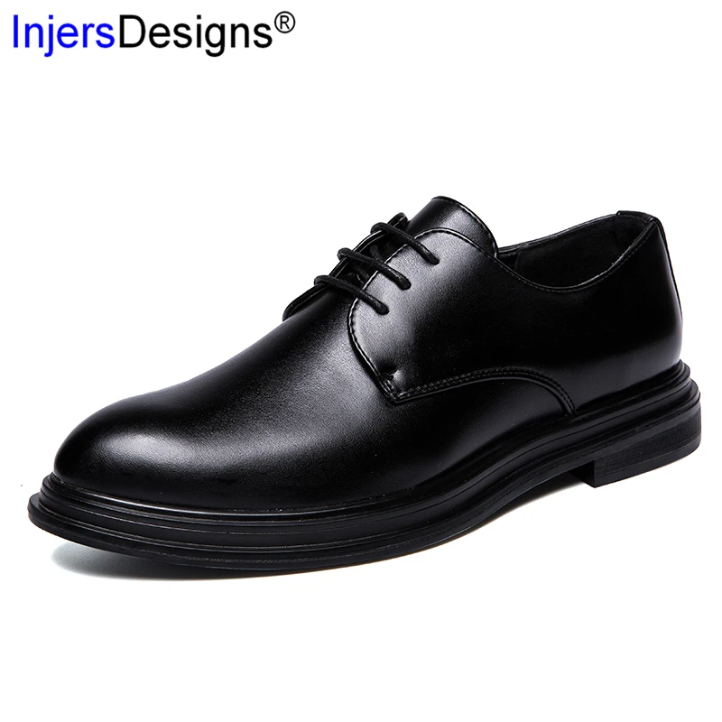 British Style Fashion Men Dress Shoes Lace-Up Business Casual Leather Men Shoes Comfortable Wedding Shoes Men Size 38-44 Zapatos
British Style Fashion Men Dress Shoes Lace-Up Business Casual Leather Men Shoes Comfortable Wedding Shoes Men Size 38-44 Zapatos